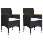 vidaXL Desk Solid acacia wood Medium Durable Garden Dining Set