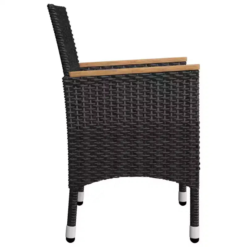 vidaXL Desk Solid acacia wood Medium Durable Garden Dining Set