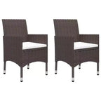 vidaXL Desk Solid acacia wood Medium Durable Garden Dining Set