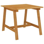 vidaXL Desk Solid acacia wood Medium Durable Garden Dining Set