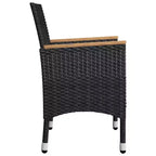 vidaXL Ensemble de salle à manger Table : Chaises : Coussins :