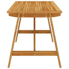 vidaXL Outdoor Dining Set Rich Wood Brown Solid Acacia Wood Medium