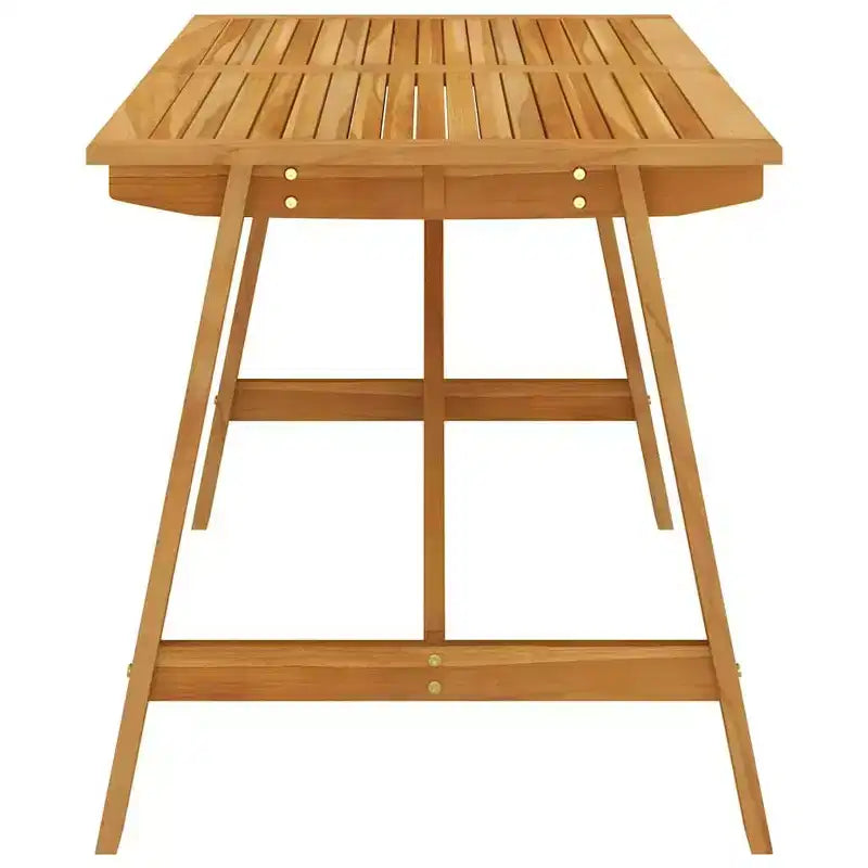 vidaXL Outdoor Dining Set Rich Wood Brown Solid Acacia Wood Medium