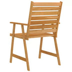 vidaXL Outdoor Dining Set Rich Wood Brown Solid Acacia Wood Medium