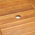 vidaXL Garden Dining Set Teak