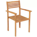 vidaXL Garden Dining Set Teak