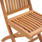 vidaXL Salon de jardin Teck massif finement poncé Marron chaud