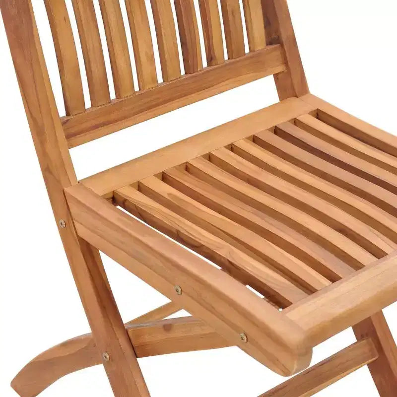 vidaXL Salon de jardin Teck massif finement poncé Marron chaud