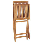 vidaXL Salon de jardin Teck massif finement poncé Marron chaud
