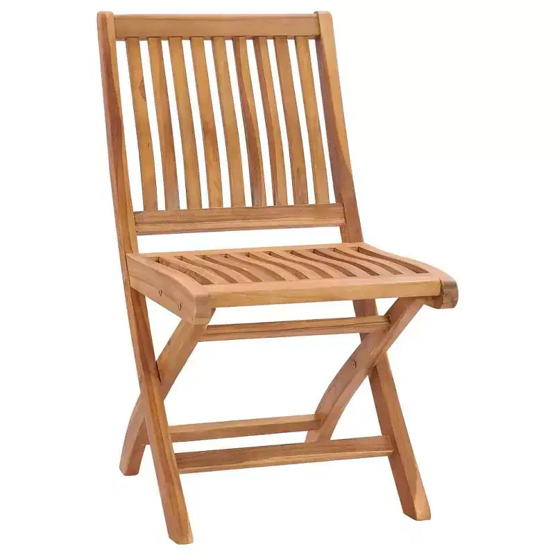 vidaXL Salon de jardin Teck massif finement poncé Marron chaud