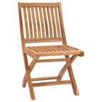 vidaXL Salon de jardin Teck massif finement poncé Marron chaud