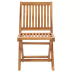 vidaXL Salon de jardin Teck massif finement poncé Marron chaud