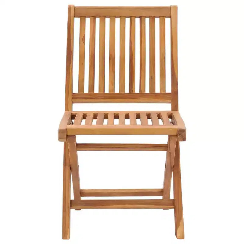 vidaXL Salon de jardin Teck massif finement poncé Marron chaud