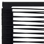 vidaXL Ensemble de salle à manger Noir Verre Standard Durable