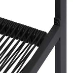 vidaXL Ensemble de salle à manger Noir Verre Standard Durable