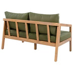 Christopher Knight Home Huoni Modern 4 Piece Acacia Outdoor Seating Set with Slatted Table