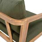Christopher Knight Home Huoni Modern 4 Piece Acacia Outdoor Seating Set with Slatted Table