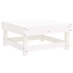 vidaXL Salon de jardin modulaire blanc en pin massif grand format