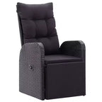 vidaXL Dining Set Black