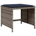 vidaXL Salon de jardin 14 pièces gris et marron