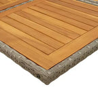 vidaXL Salon de jardin 14 pièces gris et marron