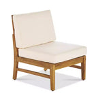 ModernLuxe 5pcs Patio Sectional Sofa Sets, Outdoor Seating Sets, Acacia Wood Chat Sets