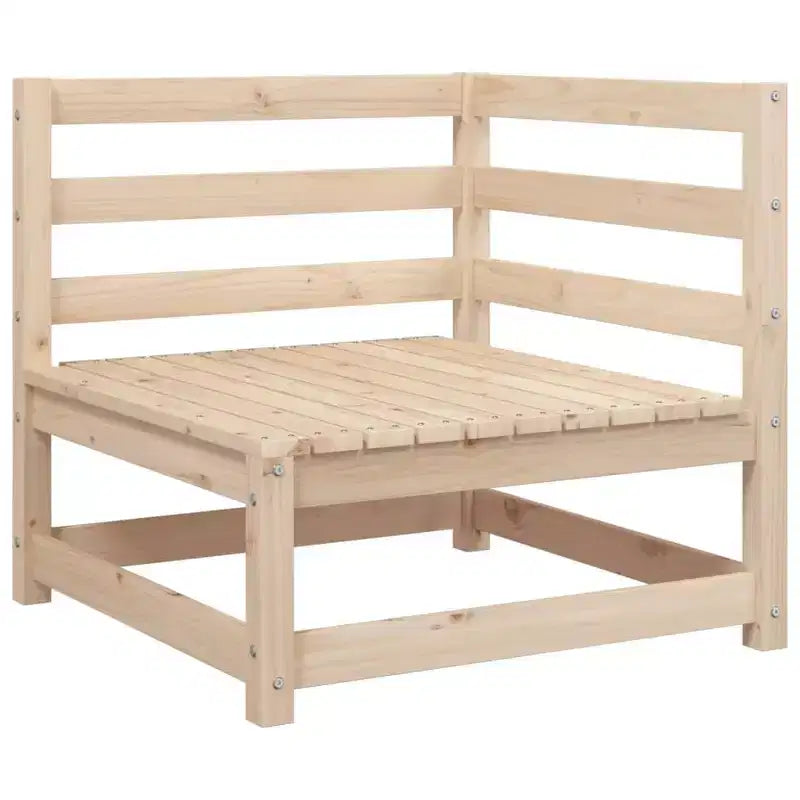 vidaXL Ensemble de Canapés de Jardin en Bois de Pin Massif Cire Grand Design Respirant