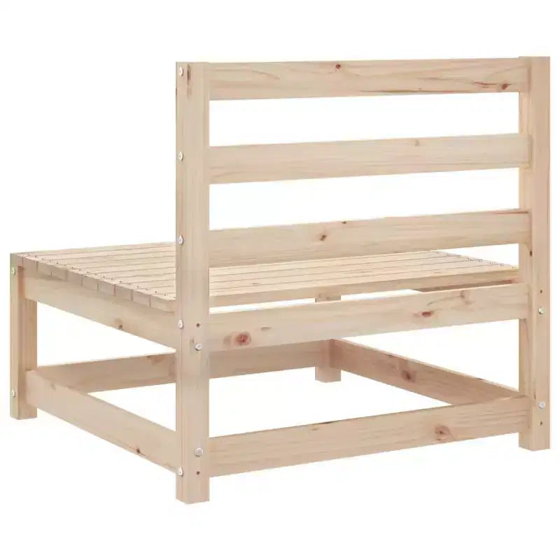vidaXL Ensemble de Canapés de Jardin en Bois de Pin Massif Cire Grand Design Respirant