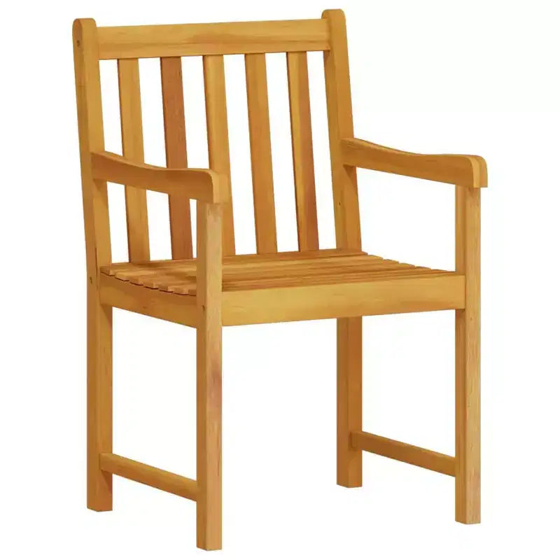 vidaXL Garden Dining Set 5 pcs Brown Solid Acacia Wood