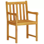 vidaXL Garden Dining Set 5 pcs Brown Solid Acacia Wood