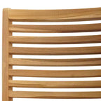 vidaXL Ensemble de jardin à manger 5 pcs Marron Bois de teck massif