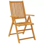 vidaXL Garden Dining Set Natural Wood Solid Acacia Wood 4-Seater