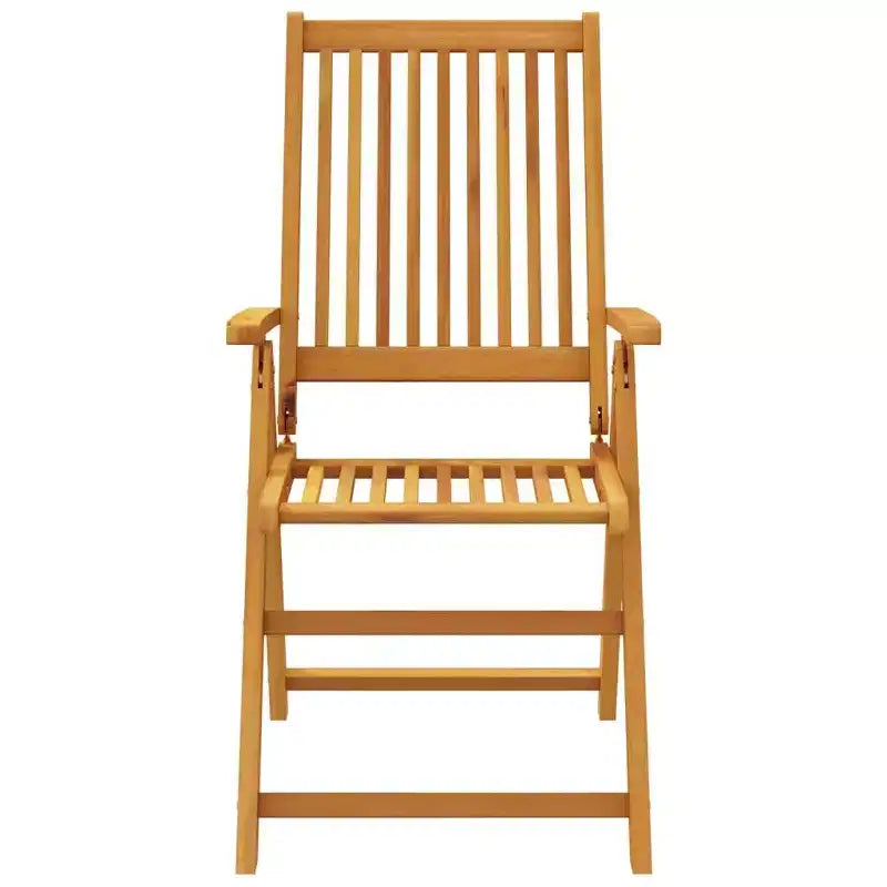 vidaXL Garden Dining Set Brown Solid Acacia wood Medium Foldable