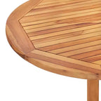 vidaXL Salon de jardin Teck naturel Bois de teck massif 5 pièces