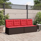 vidaXL Garden Bench Poly Rattan