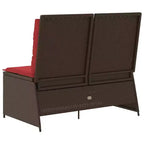 vidaXL Garden Bench Poly Rattan