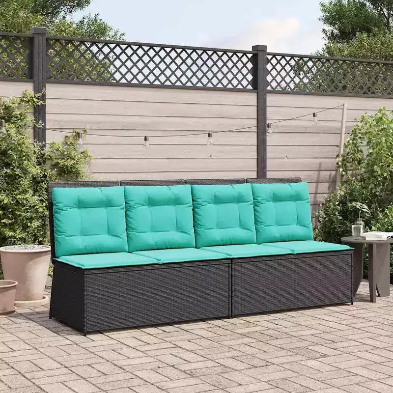 vidaXL Garden Bench Poly Rattan