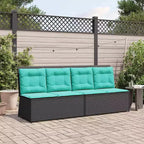 vidaXL Garden Bench Poly Rattan