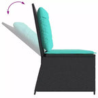 vidaXL Garden Bench Poly Rattan