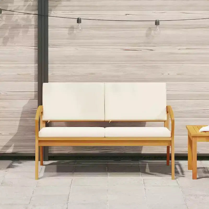 vidaXL Table d'appoint Huile Bois d'acacia massif naturel