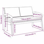 vidaXL Table d'appoint Huile Bois d'acacia massif naturel