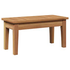 vidaXL Garden Bench 2 pcs Solid Teak wood