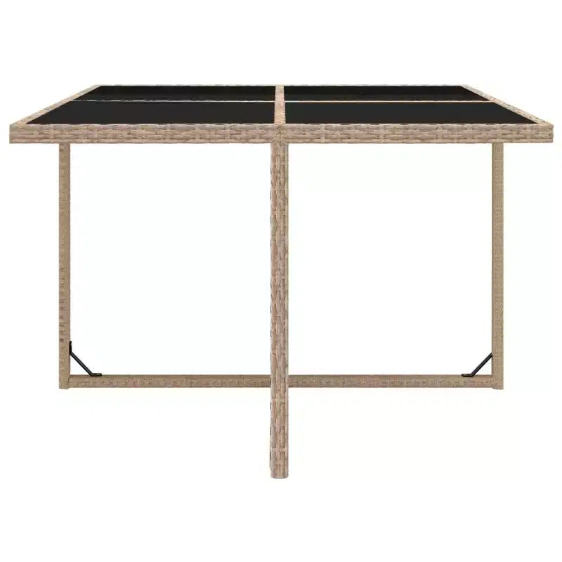 vidaXL Outdoor Dining Set PE Rattan Large Removable Covers