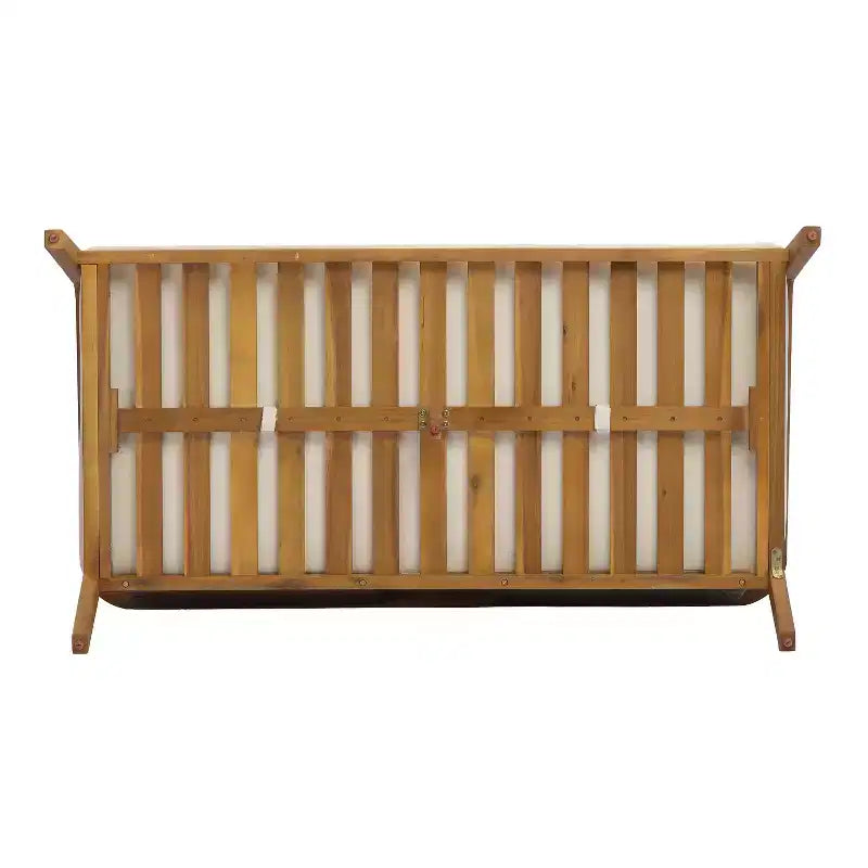Christopher Knight Home Nolan Ensemble de conversation 2 pièces en bois d'acacia et osier avec table basse et coussins