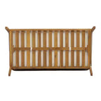 Christopher Knight Home Nolan Ensemble de conversation 2 pièces en bois d'acacia et osier avec table basse et coussins
