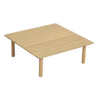 Christopher Knight Home Declan Canapé modulable d'extérieur en acacia et corde en forme de U avec table basse