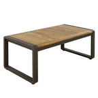 Polibi 4-Piece Outdoor Patio Conversation Set with Removable Cushions
