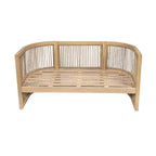 Christopher Knight Home Wulan Ensemble de conversation 5 pièces en bois d'acacia avec table en béton
