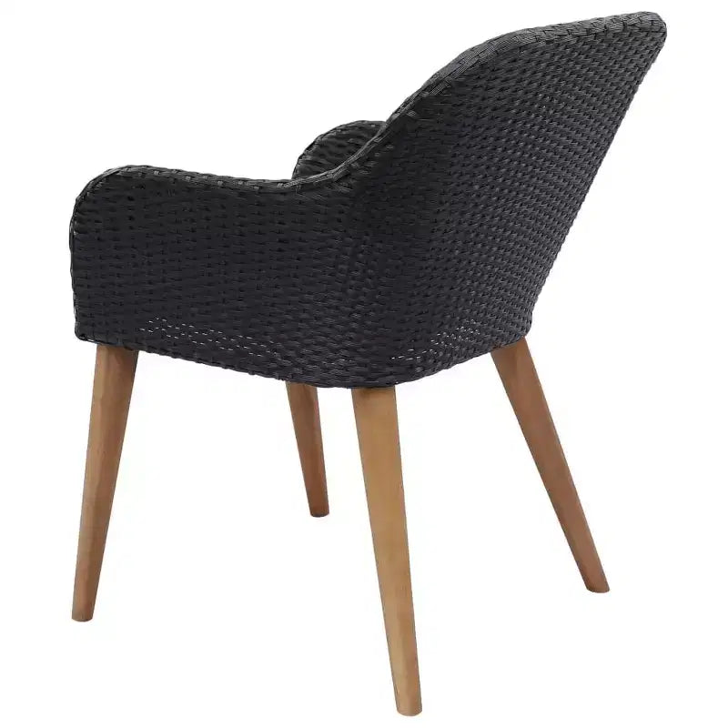 vidaXL Patio Dining Set Poly Rattan