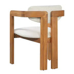 Ensemble de repas extérieur rond Whisen 5 pièces pour 4 personnes, table et chaises de patio, ensemble de conversation de jardin moderne, 1 table à manger et 4 chaises baquets